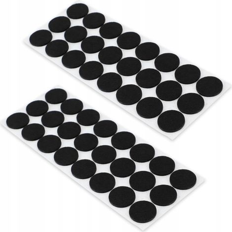 KADAX 48x Filzgleiter für Möbel und Stühle, selbstklebendes Set, dick