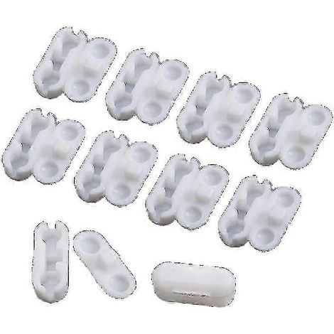Lot de 10 connecteurs de cordon pour stores enrouleurs en plastique, connecteurs de chaînette de rideau Hfmqv (1/5)