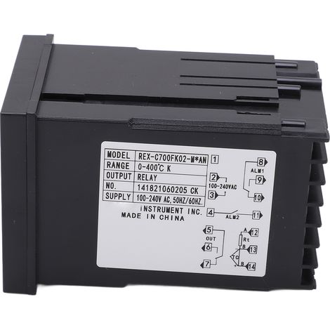 REXC700FK02MAN Digitalthermostat mit Digitalanzeige, hochpräzises Smart-Thermometer 100V-240V (1/5)