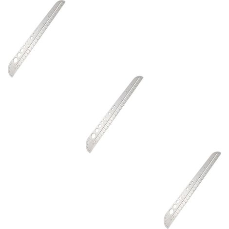 Kit de 3 règles mesure multifonctionnelles en acier inoxydable pour (1/5)