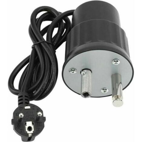 INHHUB Moteur Tourne Broche de Barbecue Moteur Eléctrique Camping en Aluminium Kit Rtissoire Barbecue Charge Nominale 0-24kg,-INHHUB (1/5)
