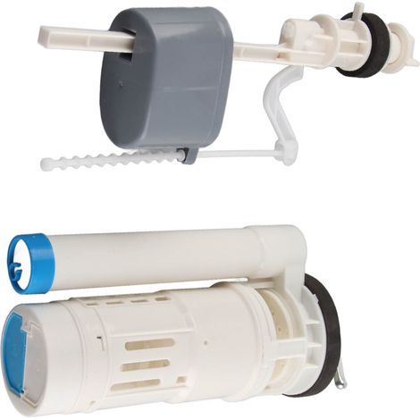 20-cm-Badarmaturenset, WC-Zubehör, Zubehör für 20-cm-Thermoform-Zweimengenspülkästen, Badezimmerzubehör, WC-Sitzzubehör (1/5)