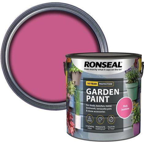 Ronseal Garden Paint Pink Jasmine 2.5L