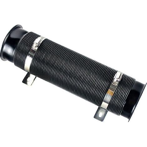 Tuyau d'admission d'air réglable flexible universel - Conduit d'entrée en caoutchouc résistant pour système d'aspiration, raccord de tuyau de ventilation ajustable pour atelier ou garage. (1/4)