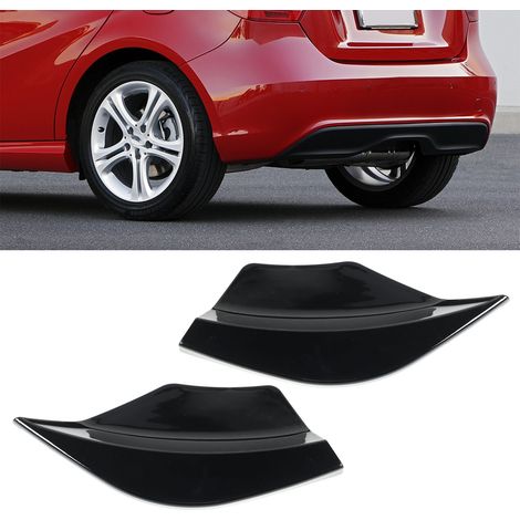 Diffuseur de pare-chocs arrière (une paire, gauche et droite) pour Mercedes-Benz Classe A W176 2012-2018 (Version standard) Noir brillant (1/5)