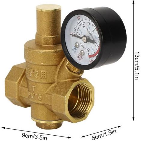 Wasserdruckregelventil, geeignet für die meisten Leitungswassergeräte (1/5)