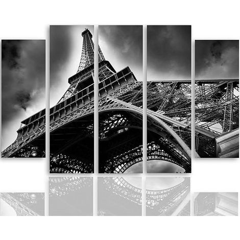 Tableau la tour eiffel dans les nuages - 300 x 140 cm (1/5)