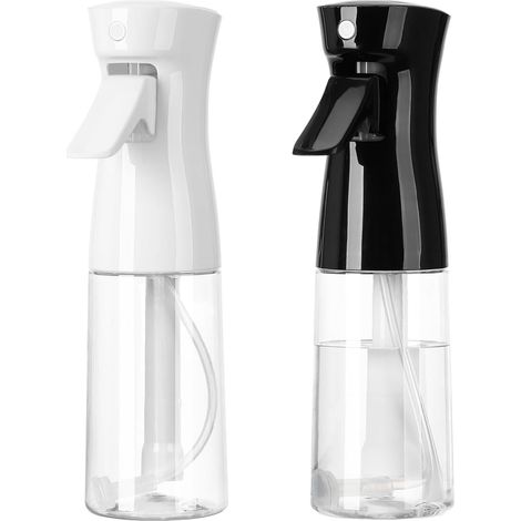 Sprühflasche, 2 Stück 200 ml, leere, wiederverwendbare Sprühflasche, kontinuierlicher Sprühnebel, ultrafeiner Sprühnebel für Friseure, Pflanzen und Gesicht (1/5)