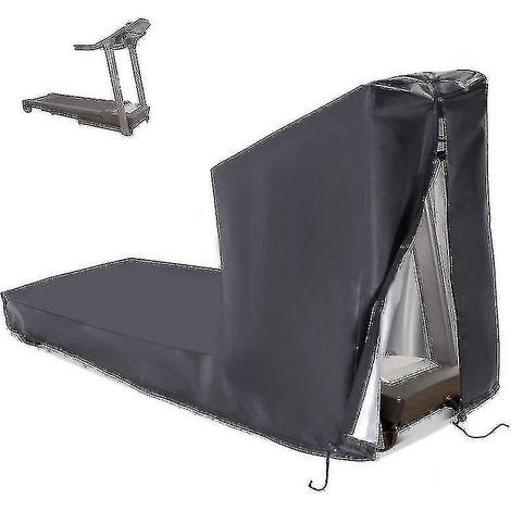 Wasserdichte Laufbandabdeckung, Staubschutzhülle für Fitnessgeräte im Innen- und Außenbereich – 200 x 95 x 150 cm – Schwarz