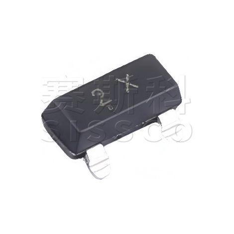 Los mit 5 NPN MMBT4401 Transistoren (2 Stück) SOT-23, 40 V/0,6 A, Oberflächenmontage, von Changdian/Changjing.