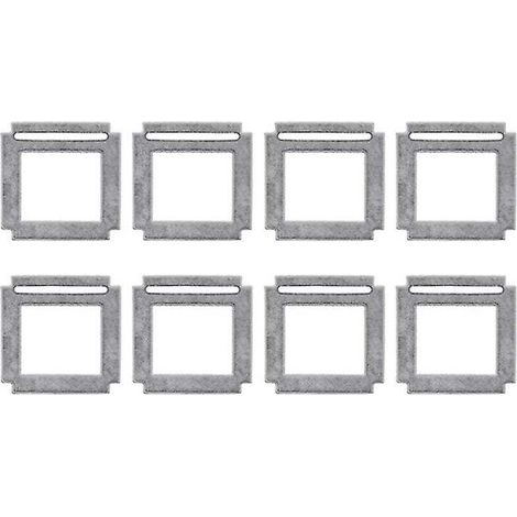 Lot de 8 chiffons de nettoyage pour aspirateur W66, accessoires de rechange pour robot nettoyeur de vitres électriques (1/2)