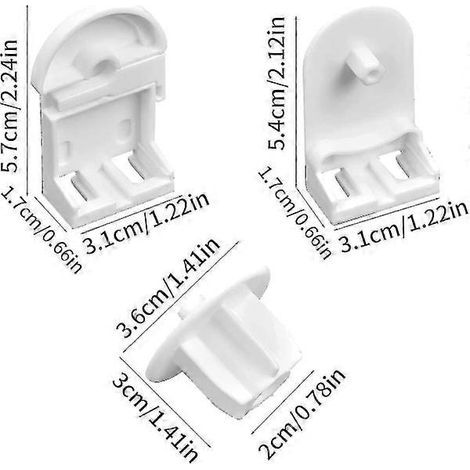 Kit de réparation pour stores enrouleurs, pièces détachées, fixation pour stores enrouleurs 25 mm, kit pour stores enrouleurs, rideau (1/4)