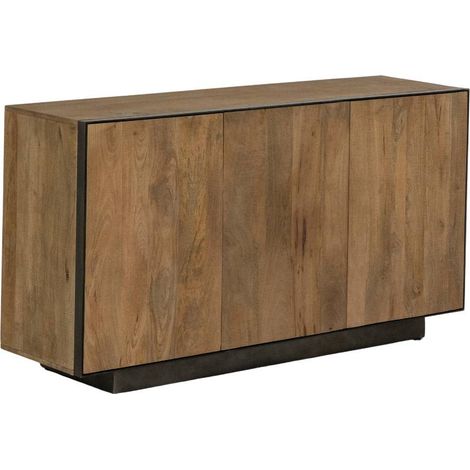 Buffet 3 portes en bois de manguier et métal Isil (1/5)