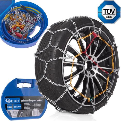 Cadenas De Nieve Para Coche 3,5/12 Mm Juego Para Eje (1/5)