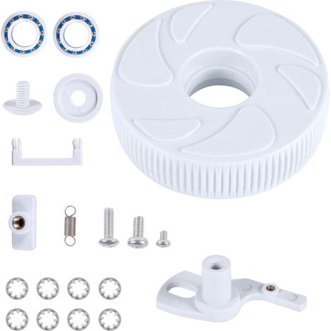 Pièce Rechange Roue de Renvoi Nettoyeur de Piscine, Kit d'Essieu Pivotant Nettoyeur Piscine C36 Composants Roulement à Billes C60 Vis Roue C55 Rondelle C64 Compatible avec Polaris 280 180 (1/5)