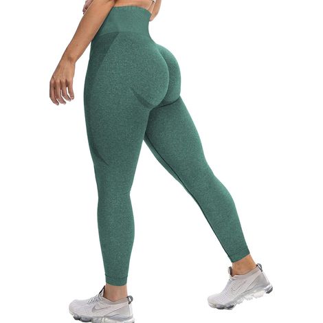Legging sans coutures femme taille haute, effet gainant push-up, ventre plat, pantalon de yoga stretch pour sport et quotidien (1/5)