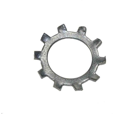 Rondelle grower à dents externes, pour vis M16, Acier Passivé, galvanisé transparent ( Prix pour Sachet de 100 )