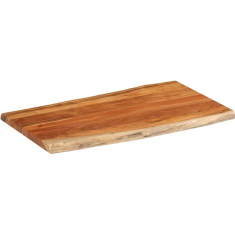 Maison Exclusive - Piano Tavolo 110x60x2,5 cm Rettangolare Legno Acacia Bordi Vivi