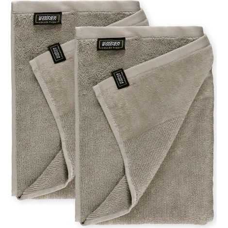 SCHÖNER WOHNEN serviette de bain SENSE - Lot de 2 70x140 cm, sable