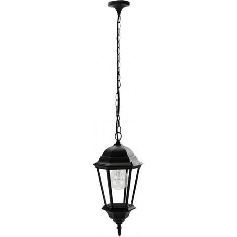 FAB 149791009 Aluminium Outdoor Pendelleuchte Regulus 1xe27 Schwarz Regx23x23 Cm Ip44