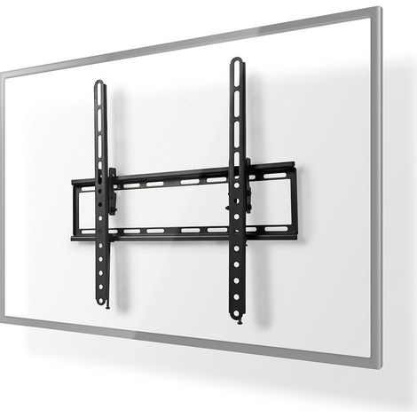 Soporte de pared para tv inclinable 23 55 peso maximo de pantalla soportado 35 kg inclinable 12 distancia minima a la pared 38 mm acero negro