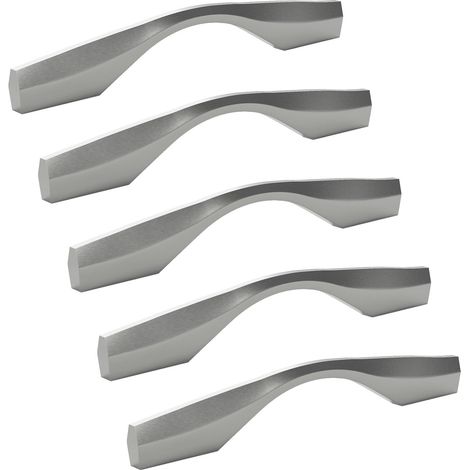 Schüco Alu Competence Möbelgriff ABELE BA 128/160 mm Edelstahloptik, 5 Stück (1/5)