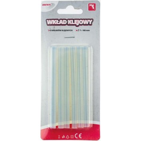 Inserti adesivi trasparenti da 7 mm, 6 pezzi