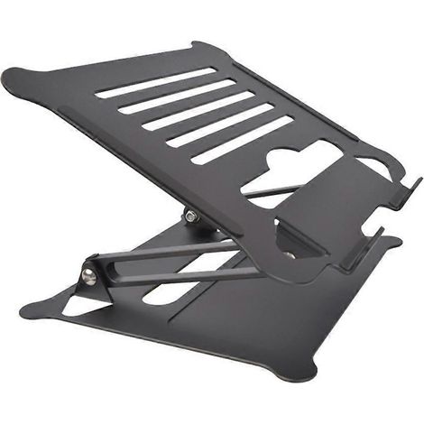 Support portable réglable pour ordinateur portable avec dissipation de chaleur, compatible avec MacBook Air et Pro (1/5)