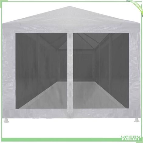 Tente de réception - FAFEICY - 45111 - 9 x 3 m - 8 parois en maille - Cadre acier enduit de poudre (1/5)