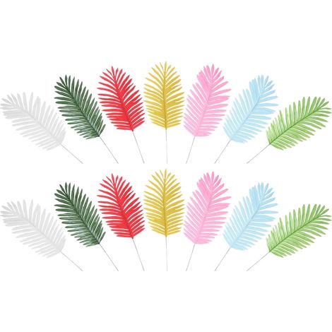Feuilles de Cocotier Artificielles 20 Pièces en Plastique (1/5)
