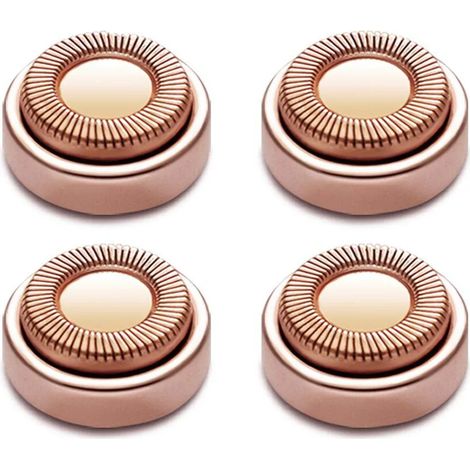 Filiyano-4 accessoires pour épilateur facial Flawless, gadget de beauté plaqué or 18 carats (1/5)