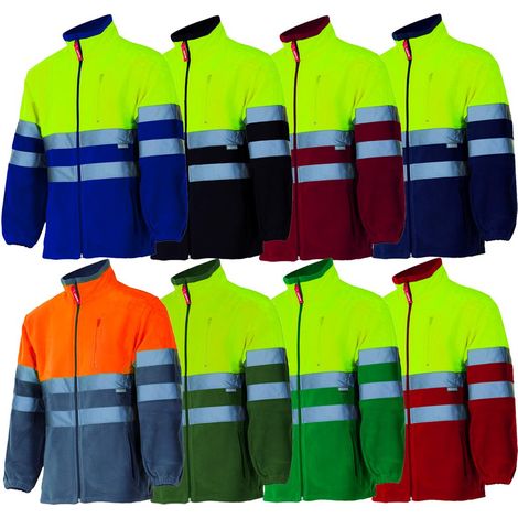Giacca di pile Velilla 183 - L - Blu/Giallo (1/5)
