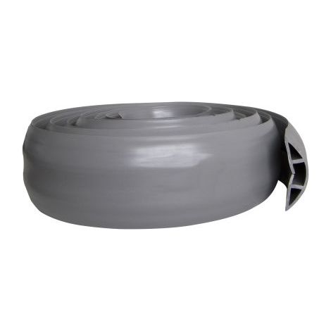 Protège câble RS PRO, Ø interne: 15 x 30mm, long. 5m, PVC Gris ( Prix pour 1 )