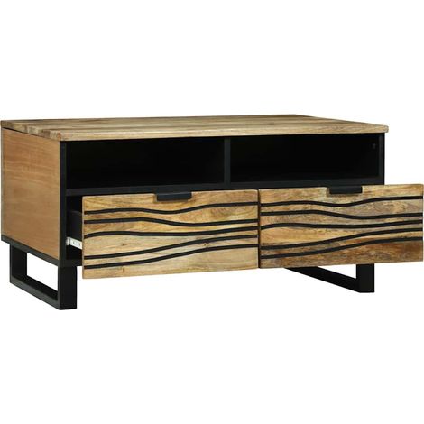 Maison Exclusive - Couchtisch Natur 80 x 54 x 40 cm Holzwerkstoff