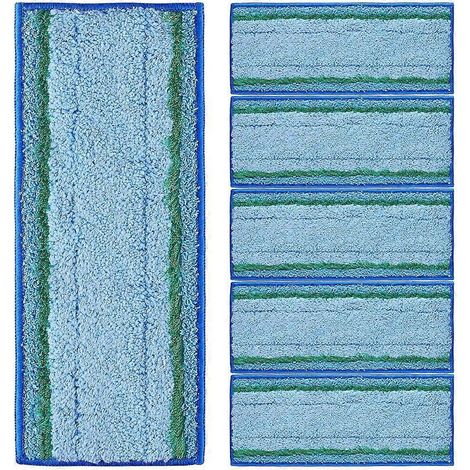 ZMLEVELot de 6 accessoires pour lingettes de nettoyage pour robot laveur de sols iRobot Braava Jet M6 Series Ultimate Robot Mop - Pièces de rechange pour lingettes de nettoyage humide (1/5)