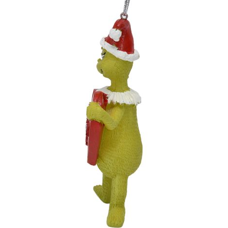 Pendentif Monstre Cheveux Verts Résine pour Décoration de Noël Maison