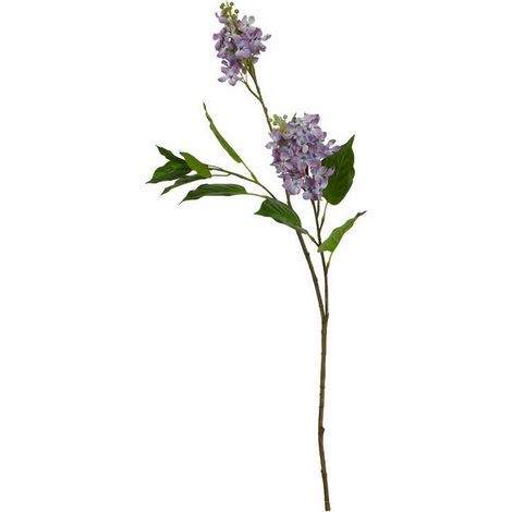 The Natural Garden Collection Lilac (Single Stem Flower) - Plastic - L30 x W30 x H75 cm - Purple
