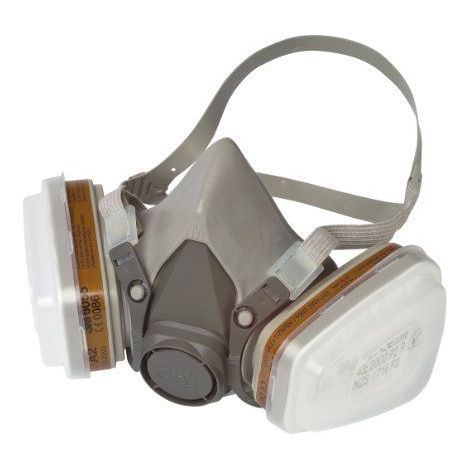 3M 6002C - Kit de Demi-masque respiratoire gaz/vapeur (1/5)