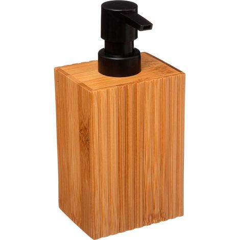 Dispenser sapone da bagno “Terre” in bambù – Legno