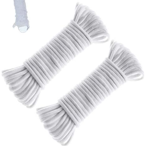 Cordon Capillaire Auto-Irriguation - 4 mm - Pour Plantes en Pot Intérieur Extérieur - Cordon en Coton - Lot de 5 m (1/5)