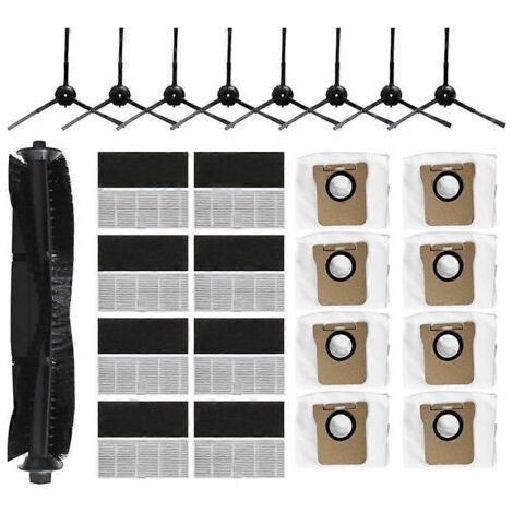 Accessoires de rechange compatibles avec Ultenic T10 Pro : brosse principale, filtre HEPA, sac à poussière, pièces détachées. (1/5)