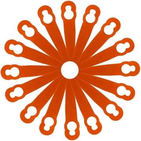100 Ersatzklingen aus Kunststoff für STIHL Polycut 2-2 FSA 45 Rasenmäher/Grastrimmer, Zubehör für Rasenmäher und Aufsitzmäher. (1/5)