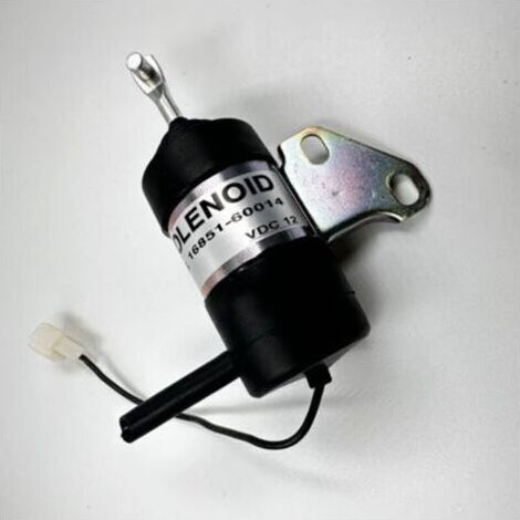 Solénoïde d'arrêt de carburant 16851-60014 Solénoïde d'arrêt de carburant de remplacement pour Kubota BX2230D RTV900R RTV900T B7410D BX1500D BX1800D (1/3)