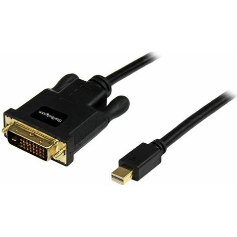 Startech MDP2DVIMM6B cable adaptador Mini DisplayPort negro (1/4)