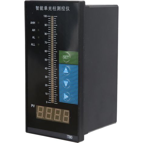 Capteur de Niveau d'Eau Intelligent, Transmetteur de Niveau Liquide avec Contrôleur à Colonne Lumineuse, Alimentation AC220V (1/5)