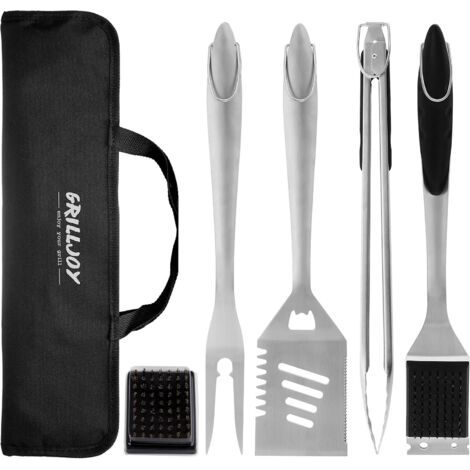 6pc Accessoires de Barbecue en Acier Inoxydable - Ensemble Parfait d'accessoires de Barbecue pour Les Hommes Femmes (1/5)