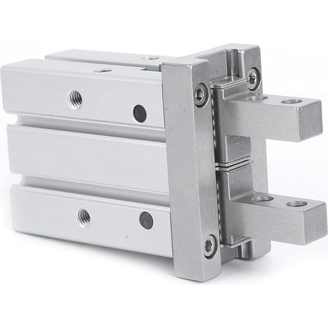 Pinza pneumatica parallela in acciaio Hyuduo Mhz2 Cilindro pneumatico a dita Pinza pneumatica a doppia azione Alta precisione Buona tenuta (cilindro Mhz2-25D) (1/4)