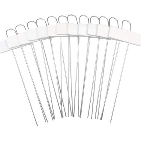 Marqueurs Etiquettes Plante de Pépinière, 15 Pcs Etiquette Jardin Métal Durable Antirouille Étiquettes Potager Marqueur pour Fleur Légumes Graine Jardin Pépinière (Noir) (1/5)