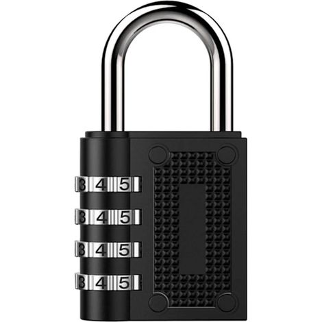 Cadenas à combinaison, cadenas étanche à code, 4 chiffres (1/5)