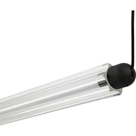 LUMINA 900 1L Sospensione orizzontale nera incasso senza cornice 12W 2700K (1/5)